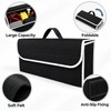 Foldable Car Trunk Organizer, Felt Storage Box with Handle, Anti-Slip