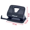 Rexel V220 Locher 2-fach Lochung aus Metall Kapazitä 20 Blatt