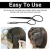 6 Sets Hair Braid Maker,Plastic Braid Accessories Ponytail Making Tool,Suitable