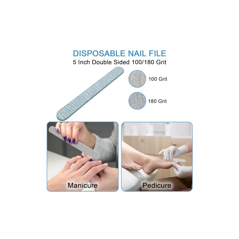 5-in-1 Disposable Pedicure Kit for Home or Salon Use