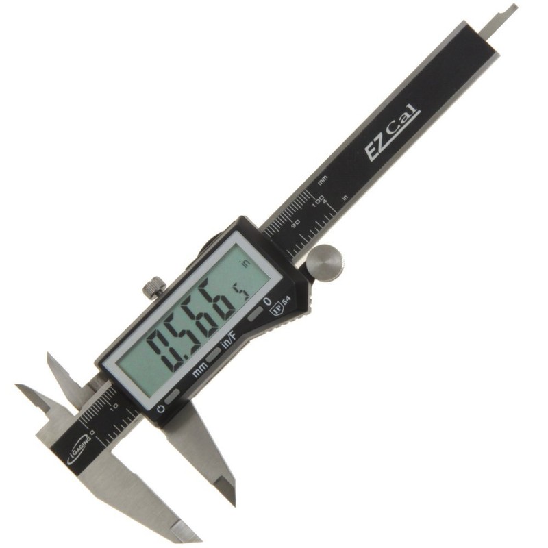 iGaging Premium IP54 0-4" EZ CAL Fractional Digital Caliper