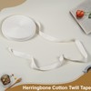 Cotton Twill Tape Ribbon 1/2 Inch Wide Tape Herringbone Webbing