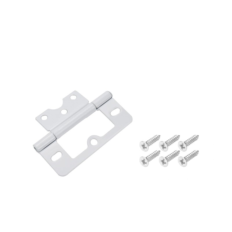 Pastlla 4 PCS 3 Inch Non-Mortise Door Hinges Heavy Duty