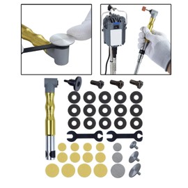 Milageto 90 Degree Flex Shaft Rotary Tool Handpiece Chuck 3mm Replaces Attachment 90 Degree Elbow for Cutting Cleaning Smoothing, Golden