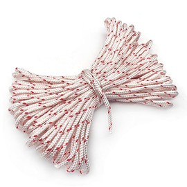 Zoucsj 3MM Rope 10-Meter 30 Feet Lawn Mower Recoil Starter Rope Pull Cord for Sthil Sears Crafsman Poulan McCulloch Echo Homelite String Trimmer Edger Weed Eate Lawn Mower Parts