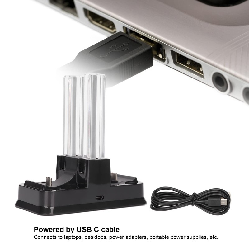 Annadue Ladestation für Pro Controller/Joy Controller für Switch/Switch Lite/Switch OLED