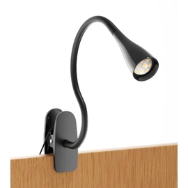 TOPMB Book Light for Reading in Bed, Eye-Caring LED Reading Light, 360° Flexible Clip on headboard lamp, 5W 3000k Desk Lamp with Clamp for Bedroom, Office, Painting, Workbench and Sewing, Black