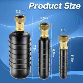 ETERMETA Drain Bladder Kit, 3 Pcs Drain Cleaning Bladders Fit 1" to 6" Drain Pipes, Drain Bladder Unclogger Kit for Kitchen Sink