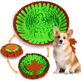 Dog Snuffle Mat,Interactive Sniff Mat for Dogs Slow Eating and Keep Busy,Adjustable Snuffle Mat for Dogs Small and Large Breed, Cats-Dog Puzzle Toys, Encourages Natural Foraging Skills for Cats Dogs