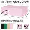 LFBOX Pink Gift Box with Magnetic Lids 13.8x8.3x4.4 in, Large