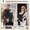 Tivellary Reversible Baby Carrier – Black Solid & Houndstooth; Lightweight