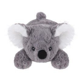 Apricot Lamb Lying Koala Plush Stuffed Animals for Kids, Soft Cute Plushies Toys for Baby Girl and Boy, Fluffy Lying Koala Gray 13.8 Inches
