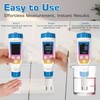 YIYEGO pH Meter for Water, pH/H2/TMEP/EC/TDS/ORP/Salt Kit, Salt Content Meter