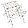 Sumerflos Acrylic Luggage Rack for Guest Room - Foldable Suitcase