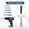 10Pcs Screw Remover and Extractor Bit Set, 1/4" Hex Shank