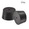 sourcing map Rubber Tapered Plug 42mm to 50mm with Hole