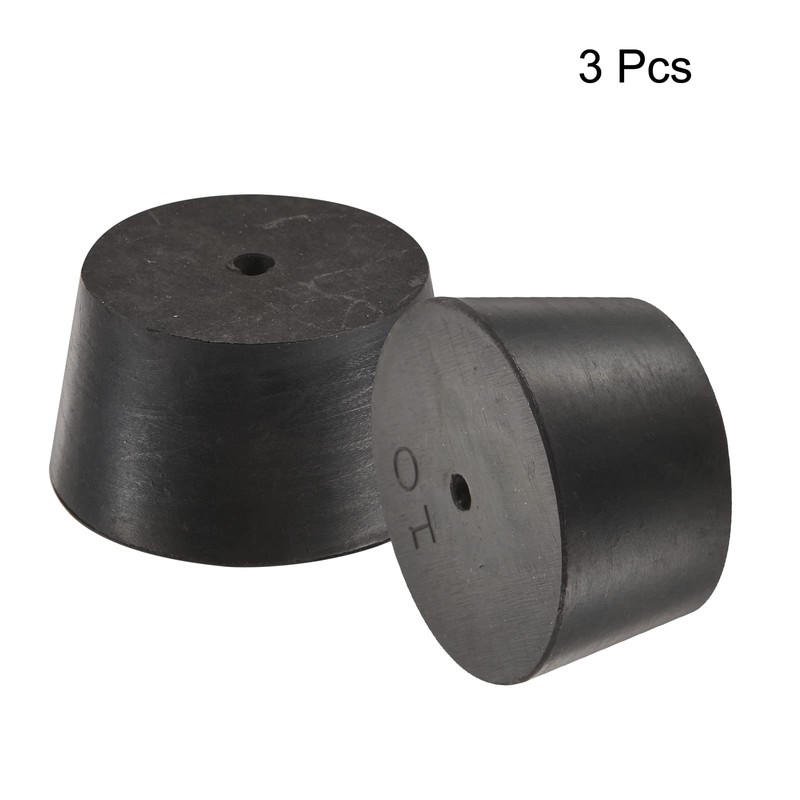 sourcing map Rubber Tapered Plug 42mm to 50mm with Hole