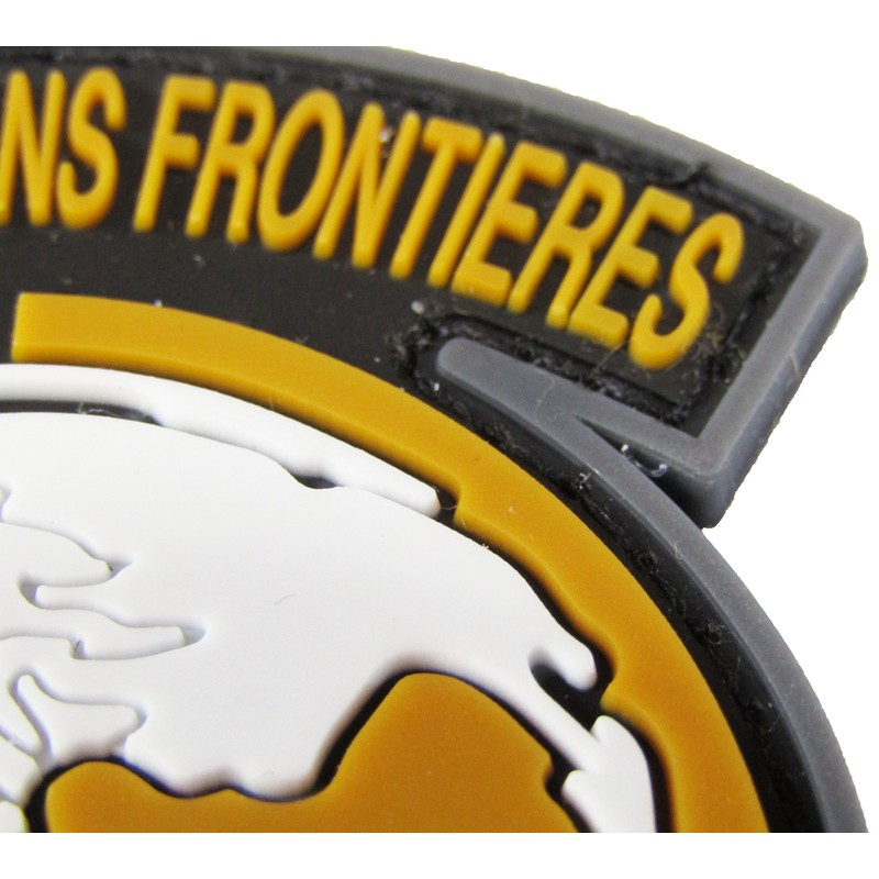 PVCベルクロワッペン メタルギア Militaires Sans Frontieres 国境なき軍隊 パッチ