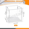 Rustark 1 Pack White Mesh Pop Up Laundry Hampers Foldable