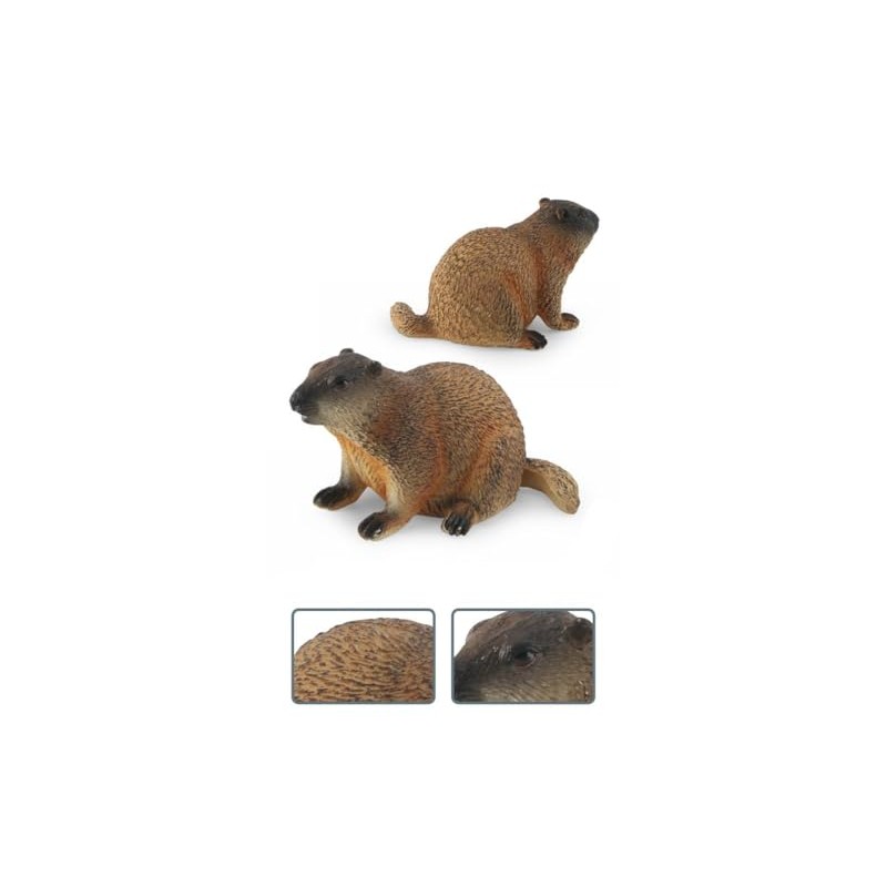 Neko Kamiyama Marmot Animal Figurine Model Miniature Figurine Interior Collector