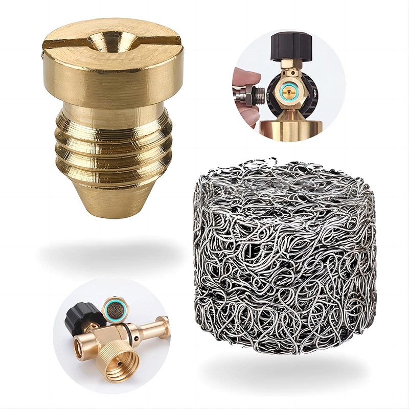 2 Pieces 1.1 mm Foam Cannon Orifice Nozzle and 2