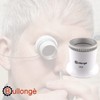 Bullongè TB Pearl-White Watchmaker's Control Magnifier for Watch Repair -