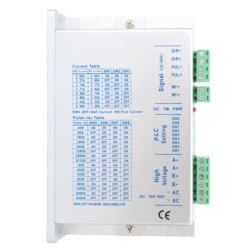 AC18-80V 86 Stepping Stepper Motor Driver for Engraving Machine Electronic