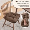 Basic Beyond Chair Cushions for Dining Chairs 4 Pack, Memory