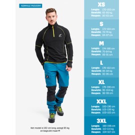 RevolutionRace Men’s Nordwand Pants, Durable Pants for All Outdoor Activities, Petrol, 2XL