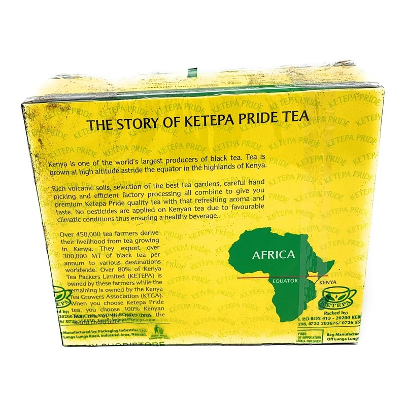 Ketepa Pride Standard Pack, 200g, 100 Tagged Teabags