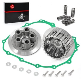MOTO1988 MOTO1988 Clutch Center Inner Hub & Outer Pressure Plate Rebuild Kit & Gasket Compatible with Honda 400EX 400X TRX400EX TRX 400X TRX400X 2005-2014