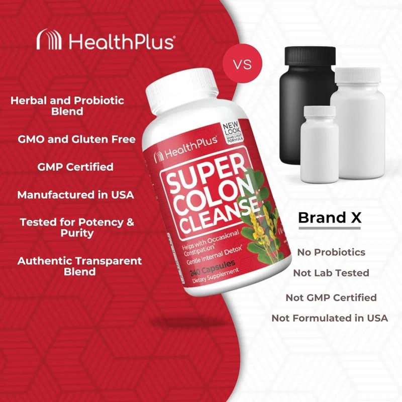 Limpieza De Colon Desintoxicación Con 240 Cápsulas Digestión