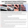 GGTE RV Pleated Shade Repair Kit with Wire Restring Tool,