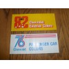 1976 1982 Chevy Factory Color Chip Paint Samples - Two