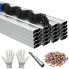 hannger 40 PCS 3.28FT Greenhouse Wiggle Spring Wire and Lock