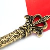 ANCLLO Quill Handcraft Feather Dip Pen Stem Metal Nib Pen