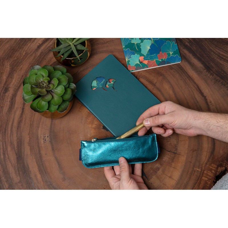 Clairefontaine Ginkgo 115950C Multi-Purpose Leather Case 18 x 11 x