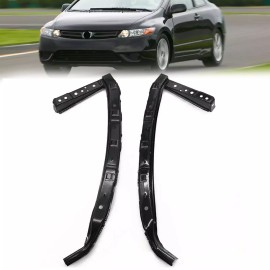 Unbranded Headlight Front Bumper Brackets Support Fit 2006-2011 Honda Civic Sedan