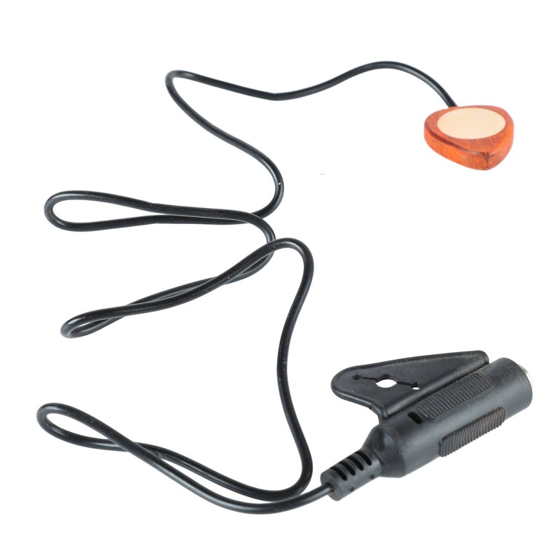 Piezoelectric Pickup with Heart Shape Pick Contact Microphone Transducer for