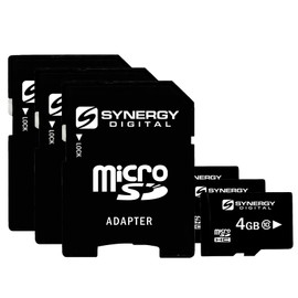 Synergy Digital 4GB Micro SDHC Secure Digital Memory Cards, Compatible with Vtech Kidizoom Action Camá Digital Camera - Class 10, 20MB/s - Pack of 3
