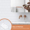 Vamos Tile Upgraded Thicker Design Backsplash Tile Peel and Stick,