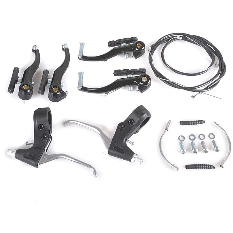 Prettyui Mountain Road Bike Brake Levers V Brake Set Front