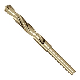 Meccion HSS Cobalt Drill Bit 13mm Reduced Shank Twist Drill Bit for Metal, Stainless Steel, Aluminium, Wood, Plastic, Non-Ferrous Etc.