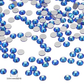 PATIKIL SS16 1440 pieces rhinestones, rhinestones for crafts and rhinestones, for crafts, costumes, make-up (AB dark blue)