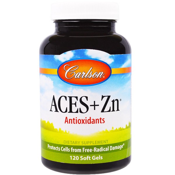 Carlson ACES + Zn, 120 soft gels