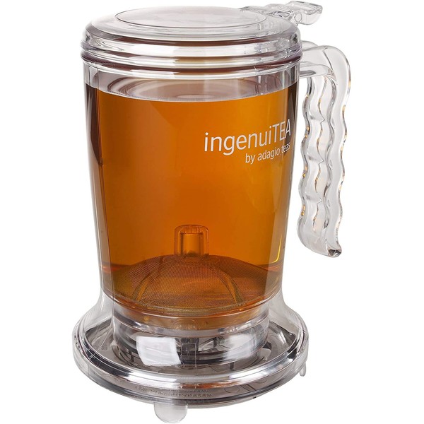 Adagio Teas ingenuiTEA Bottom-Dispensing Teapot,clear,16 oz