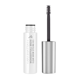 MANHATTAN Wonder'full Brow Gel Transparent Eyebrow Gel with Argan Oil - Shapes and Fixes Long Lasting 4.5ml