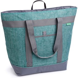 Bolsa térmica con aislamiento de espuma térmica de alta definición. El enfriador suave de alta calidad es una bolsa de comestibles perfecta con aislamiento