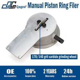 Manual Piston Ring Filer, 80514 Piston Ring End Cap Filer Tool 170/140 Grit Carbide Wheel