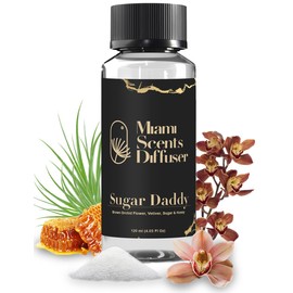 Sugar Daddy Scent by Cheval Blanc Paris Hotel 4 FlOz - 120ml Essential Oils Aroma for Home Office Diffuser Luxury Fragance Refill Aromatherapy Fresh Blend of Brown Orchid Flower, Vetiver Sugar & Honey